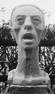 sculpture David Olère granit portrait